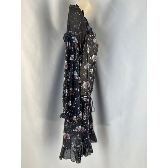 Ulla Johnson Dakota Mini Dress in Navy Silk Midnight $475 - Picture 10 of 13